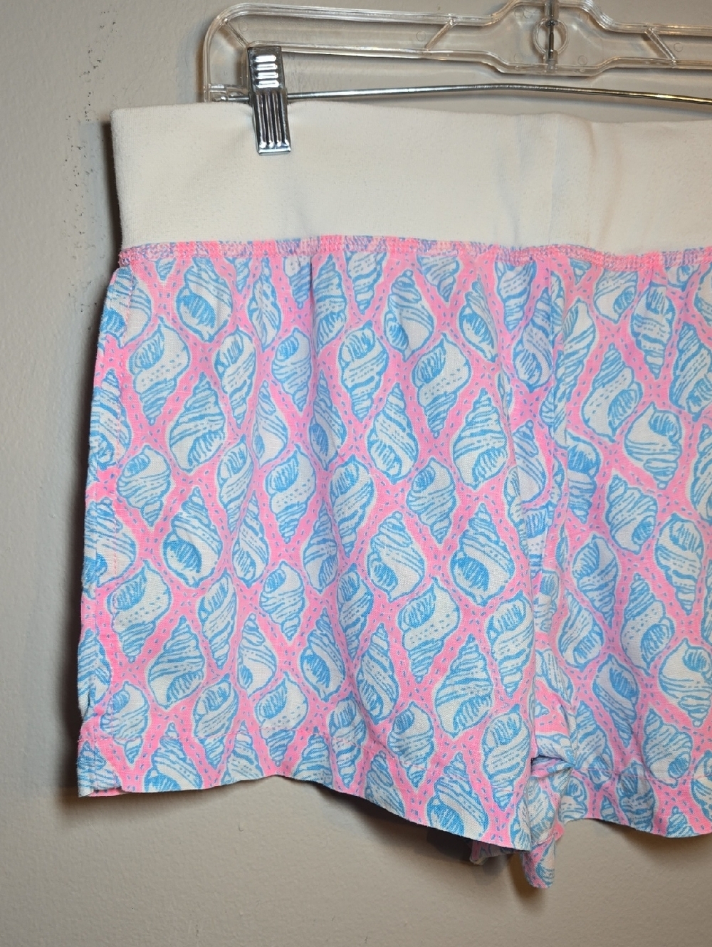Lilly Pulitzer Linen A Little Tipsy Chrissy Shell Tie Waist Beach Shorts - Picture 6 of 10